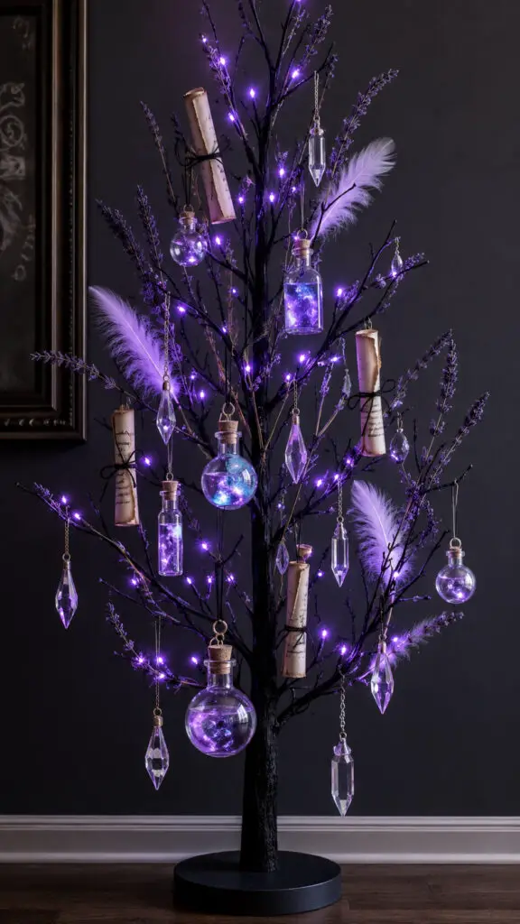 Purple Lit Enchanted Potion Tree
