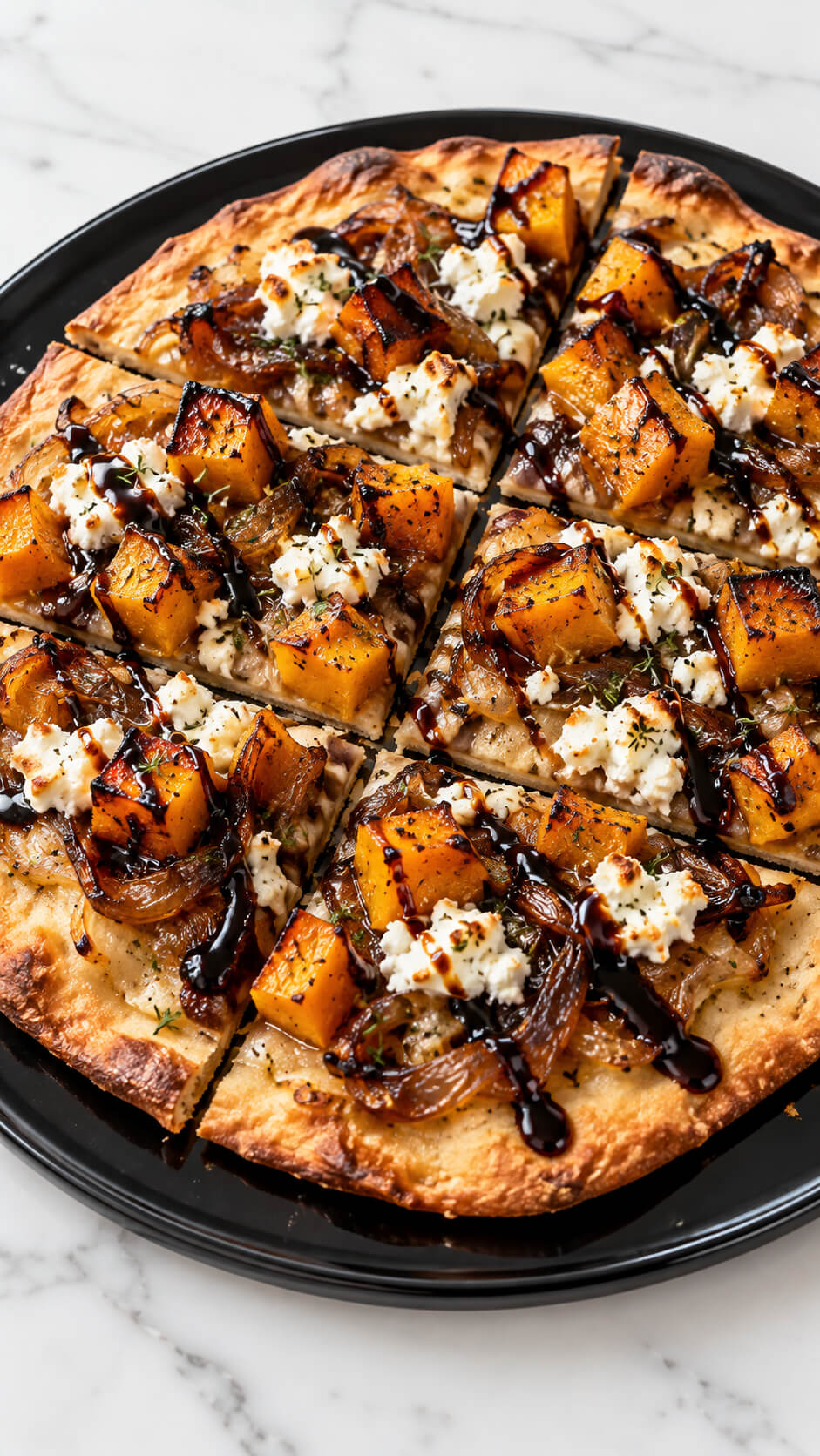 Roasted Squash and Goat Cheese Flatbread
