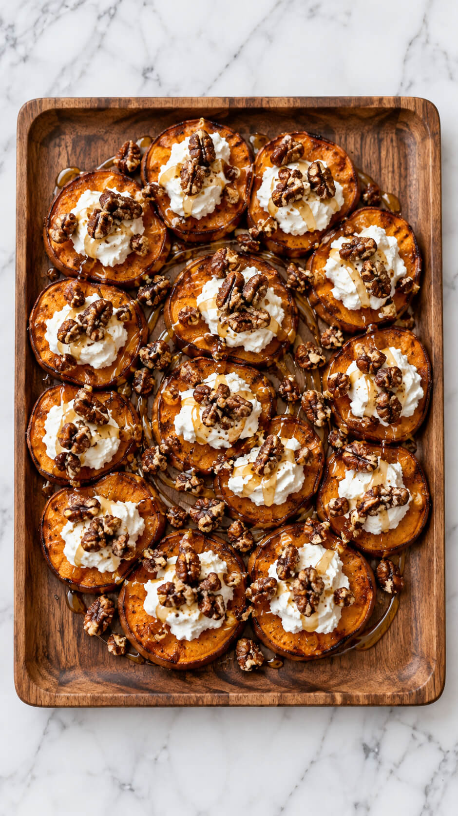 Roasted Sweet Potato Appetizer Wreath