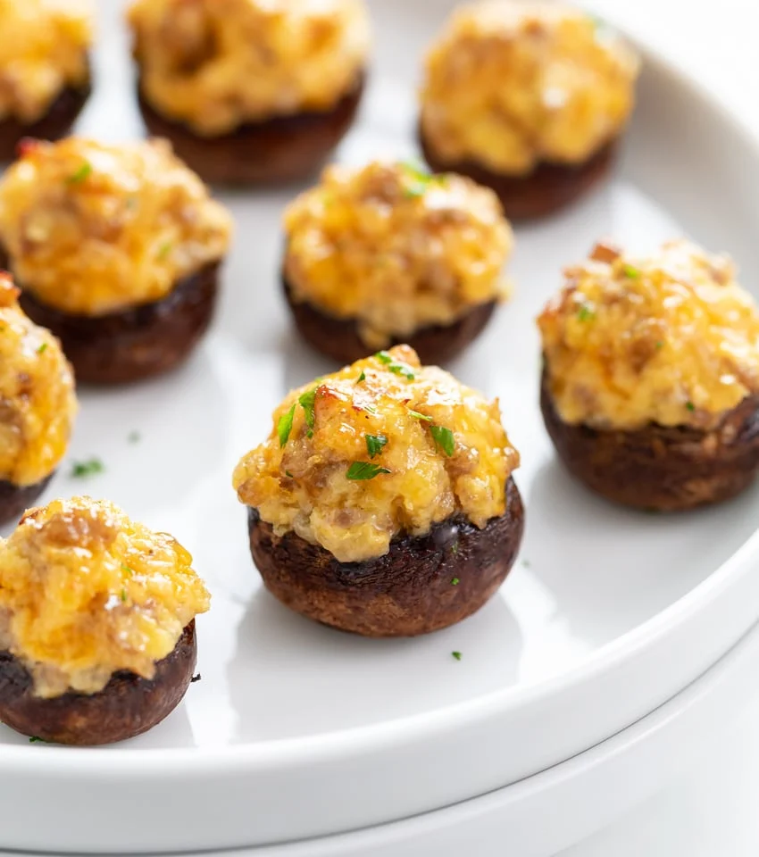 Sausage Stuffed Mushrooms 1