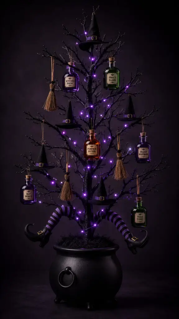 Witchs Potion Tree in Purple Glow