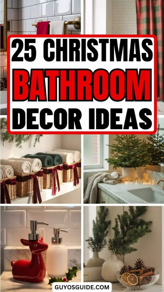 Christmas Bathroom Decor Ideas