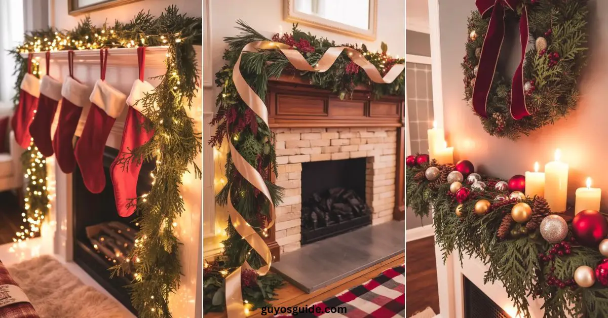 Christmas Mantel Decor Ideas - Guyo's Guide