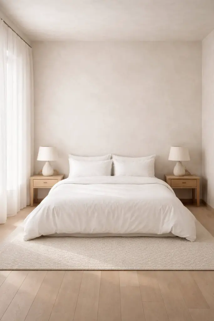 Limewash Bedroom in Soft White