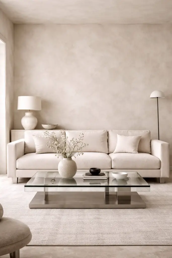 Limewash Living Room Modern Blend
