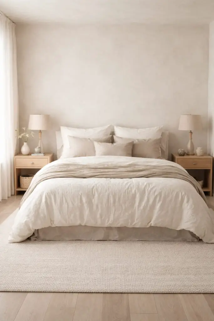 Linen Layered Limewash Bedroom