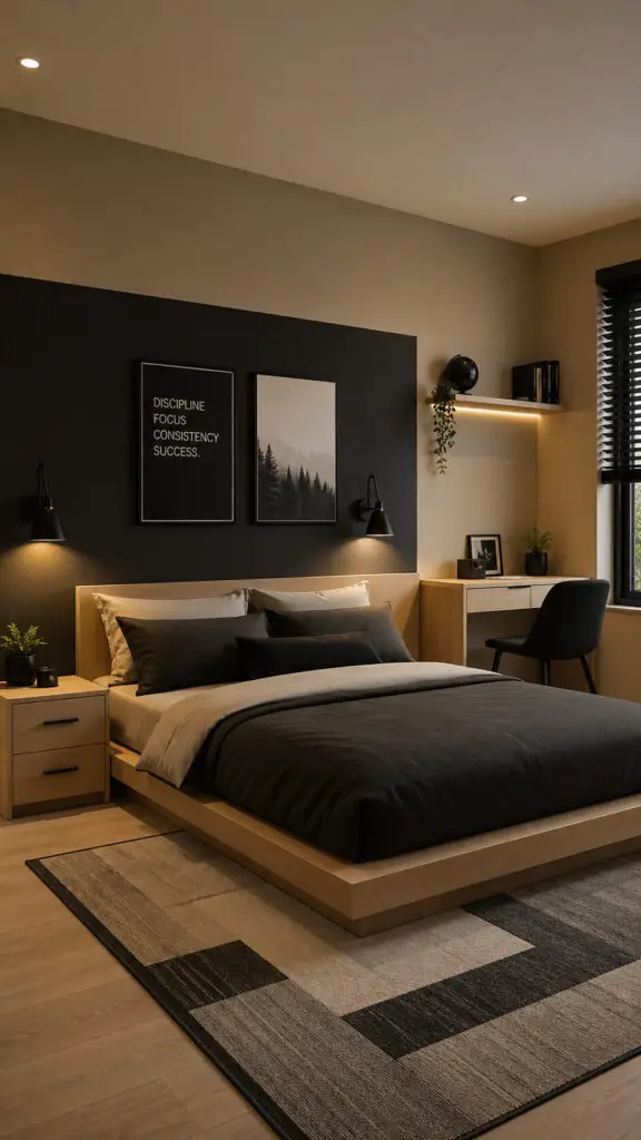 Boys Room Black Beige