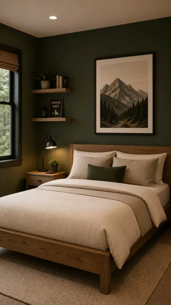 Boys Room Forest Green