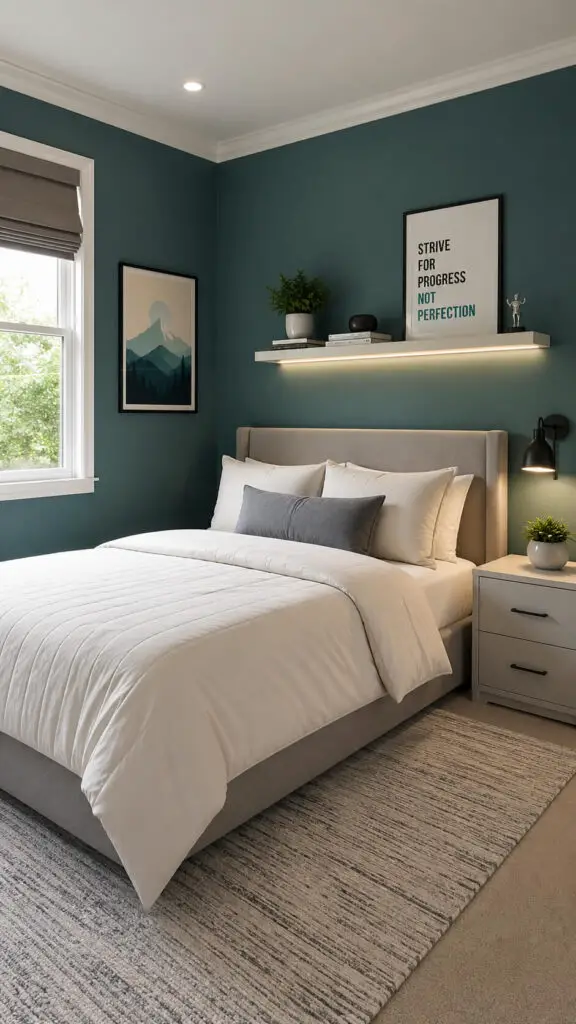 Boys Room Teal Modern