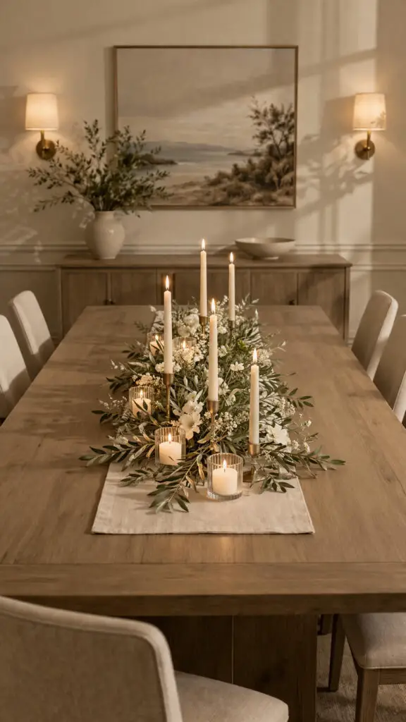 Candle Height Summer Centerpiece