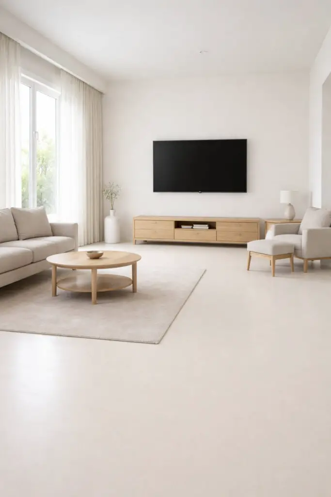 Classic Off White Linoleum