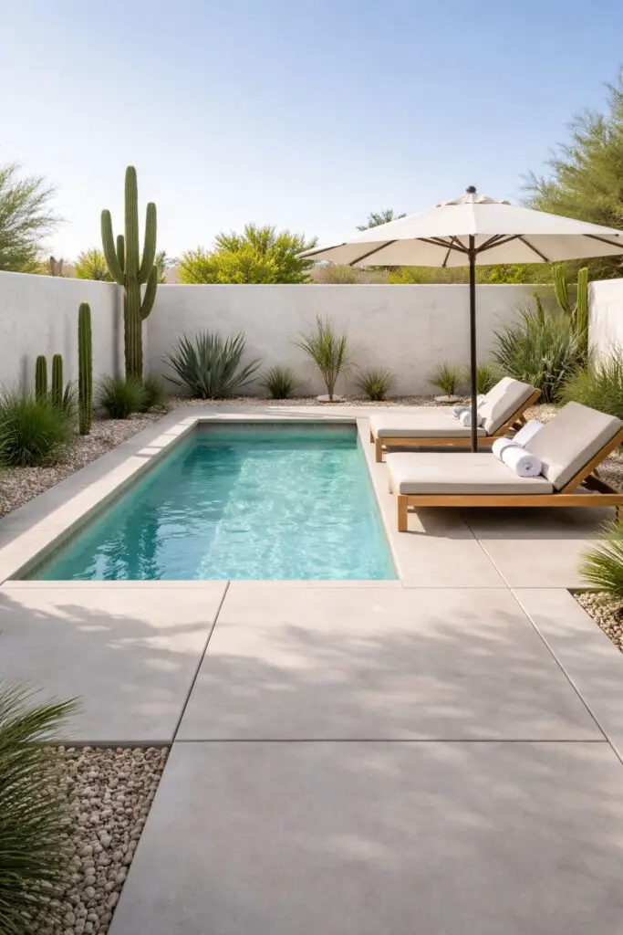Desert retreat with plunge pool