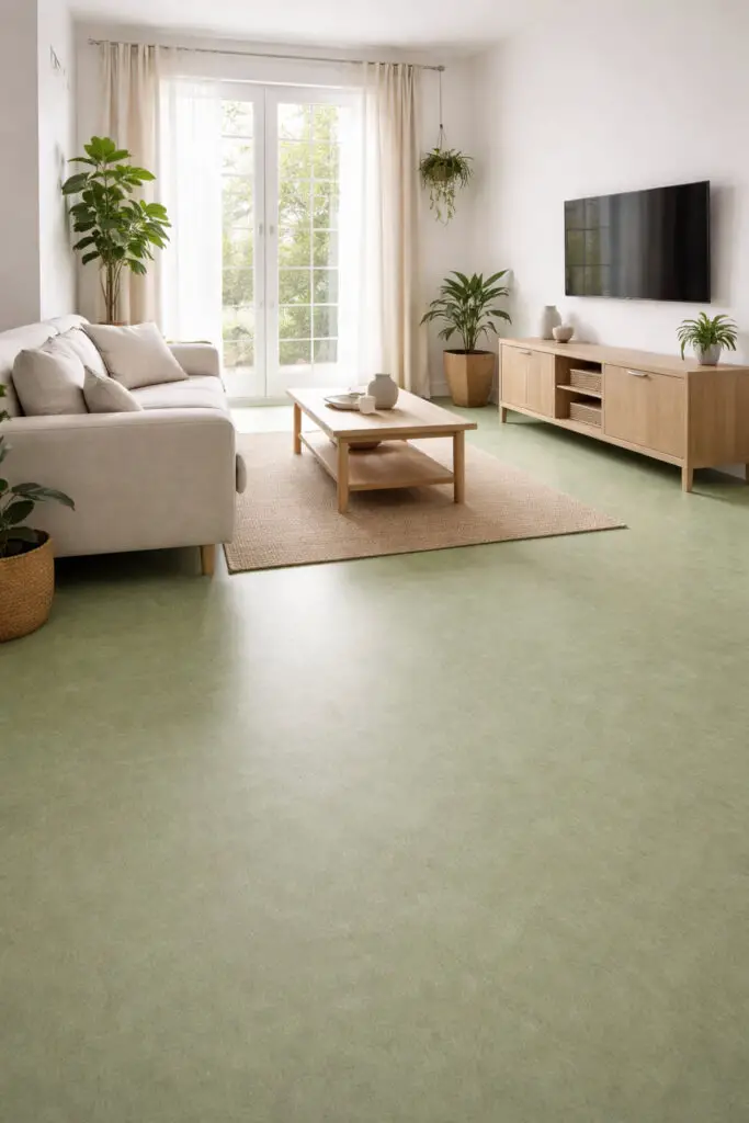 Green Linoleum Nature