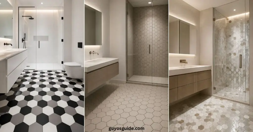 17 Stylish Hexagon Tile Bathroom Ideas to Inspire You