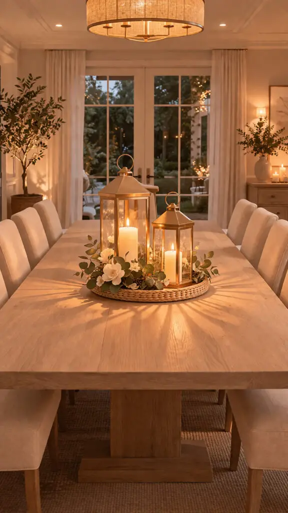 Lantern Summer Centerpiece