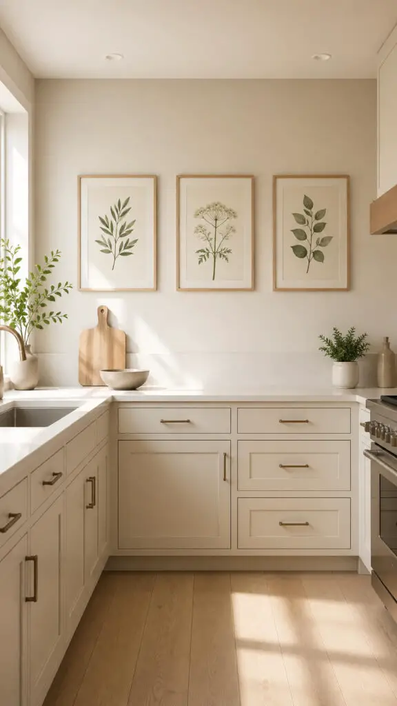 Light Art Summer Kitchen Walls