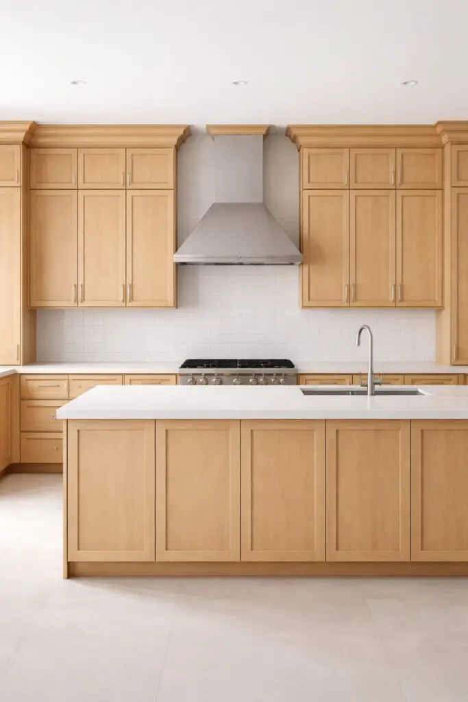 Maple Cabinets Crown Detail