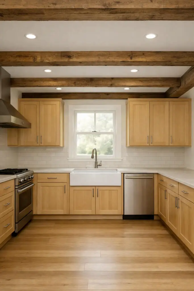 Maple Cabinets Rustic Charm