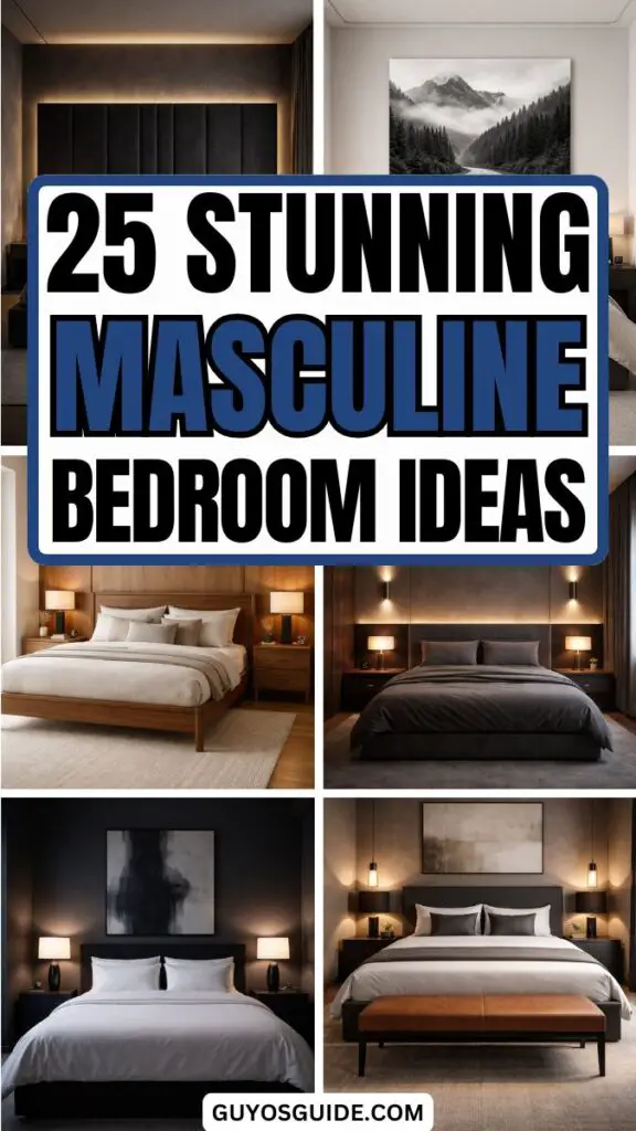 Masculine Bedroom Ideas
