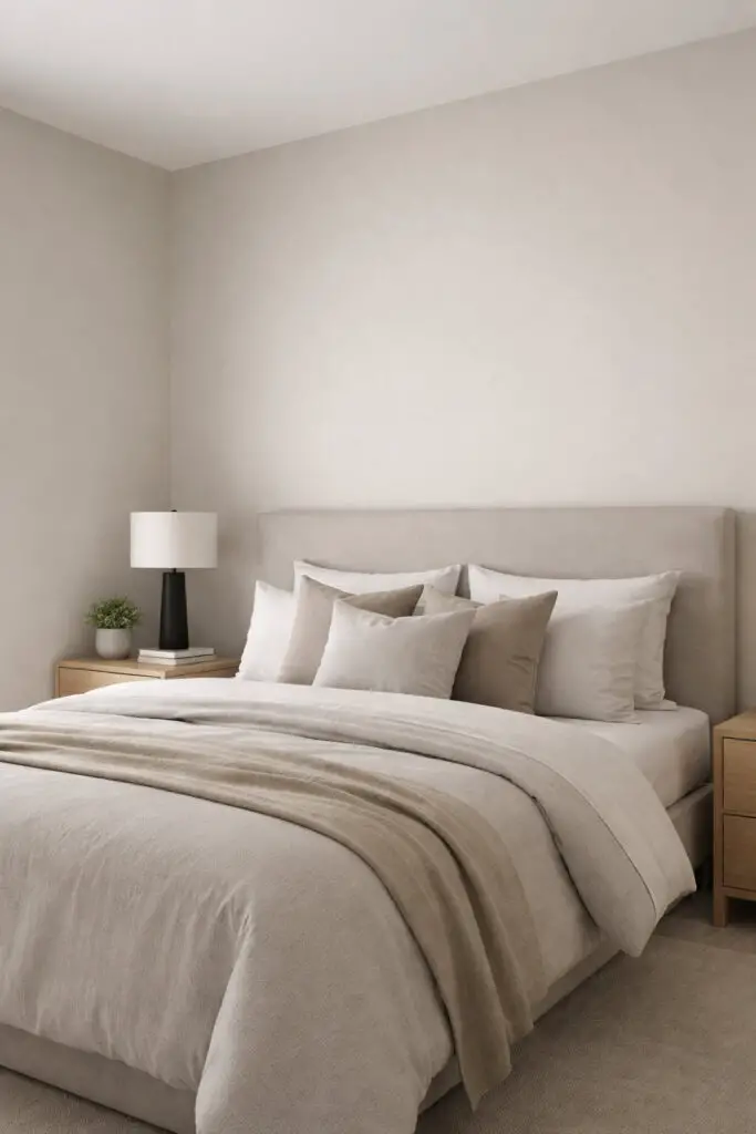 Masculine Bedroom Neutral Base