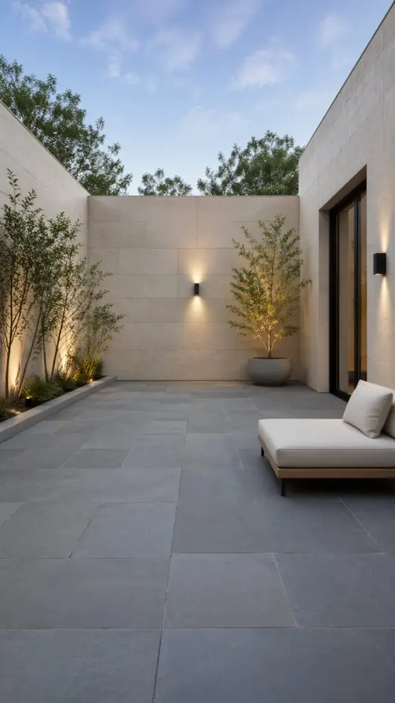 Minimal Open Bluestone Patio