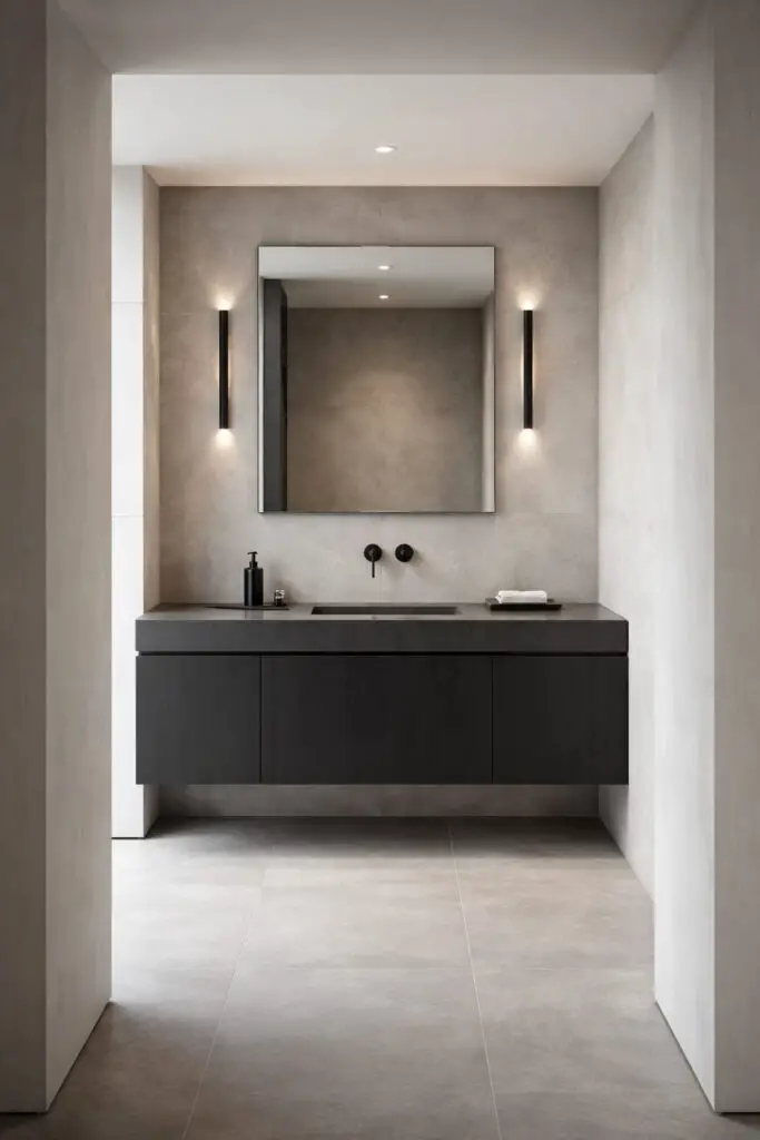 Minimalist Decor Setup Masculine Bathroom