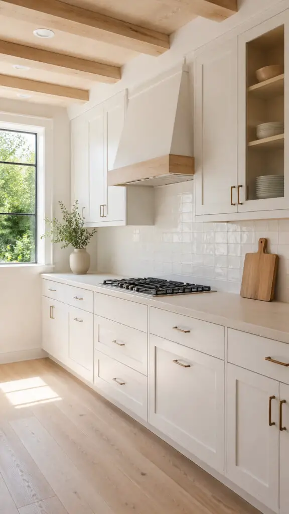 Natural Wood Summer Kitchen Warmth