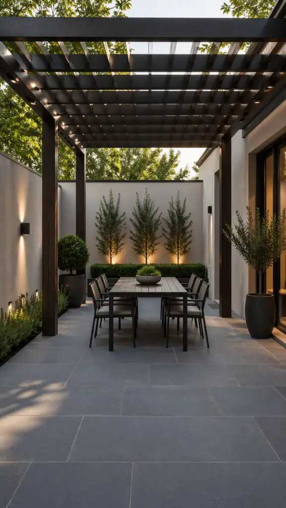 Pergola Bluestone Patio Design