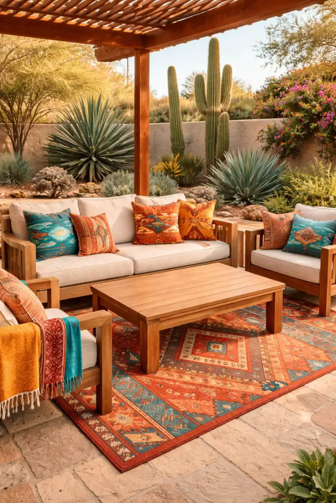 Southwestern desert oasis in Arizona