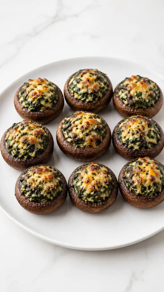 Spinach Stuffed Mushrooms