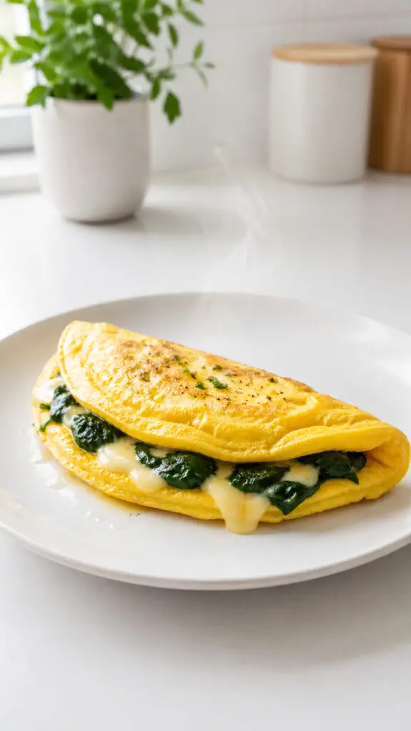 Spinach and Cheese Omelet