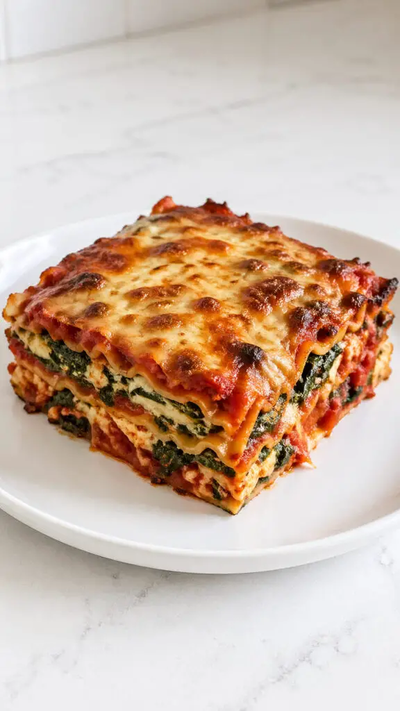 Spinach and Tomato Pasta Bake