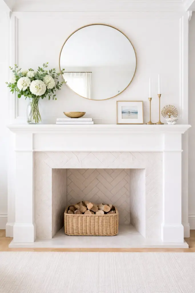 Summer elegance in a cozy living room