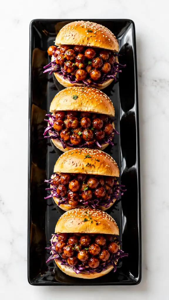 BBQ Chickpea Sliders