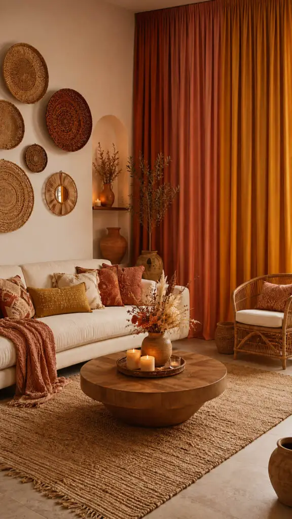 Boho Curtain Glow