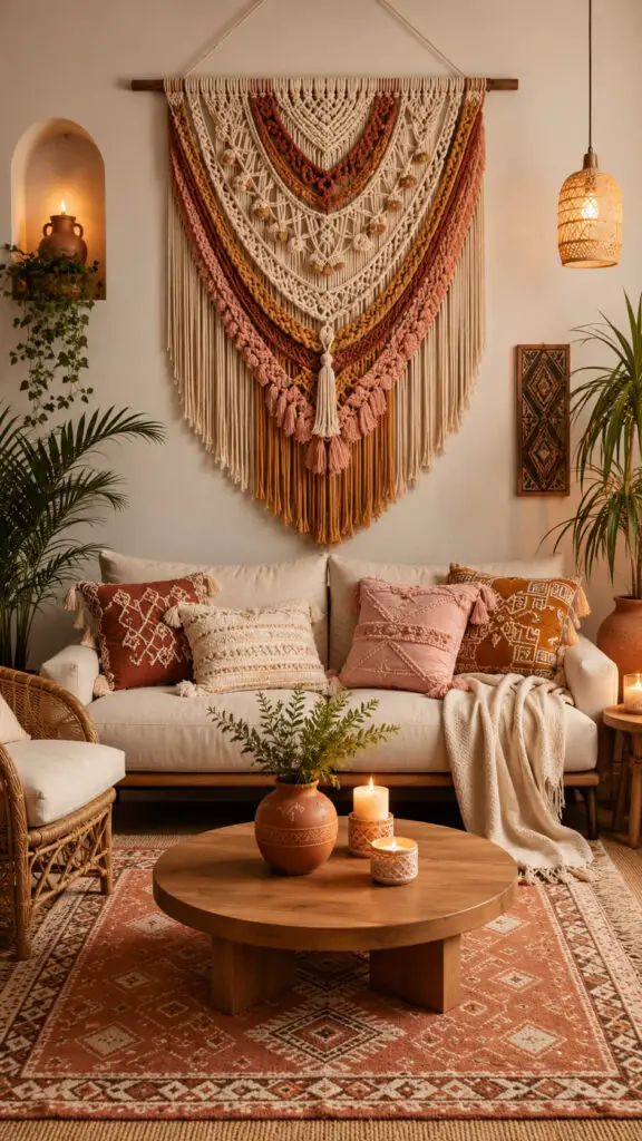 Boho Macrame Corner