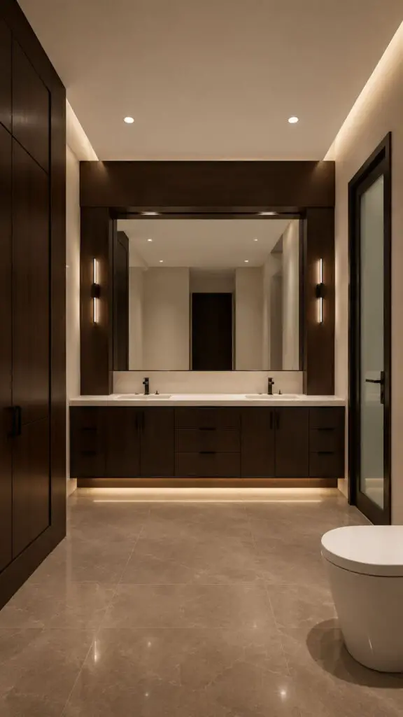 Brown Bathroom Espresso Drama