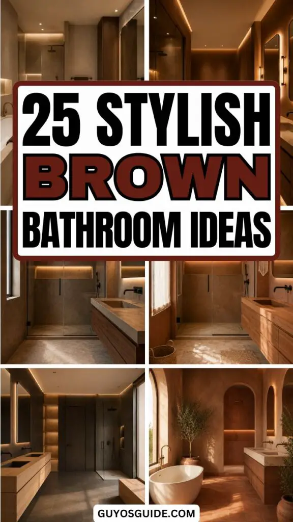 Brown Bathroom Ideas