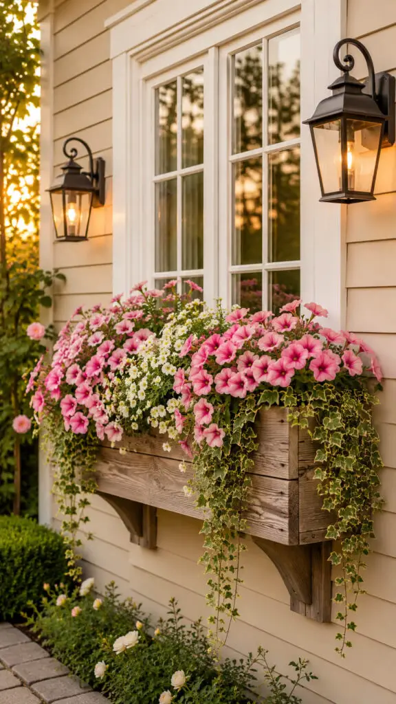 Cascading Cottage Flower Box