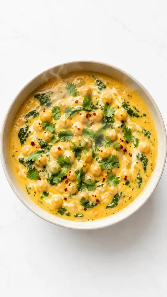 Chickpea Coconut Soup