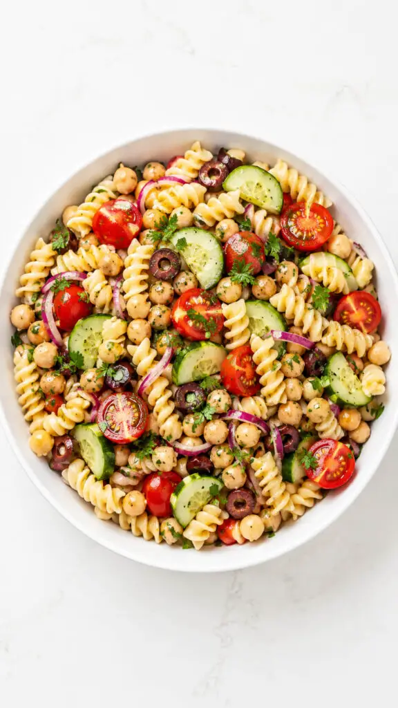 Chickpea Pasta Salad