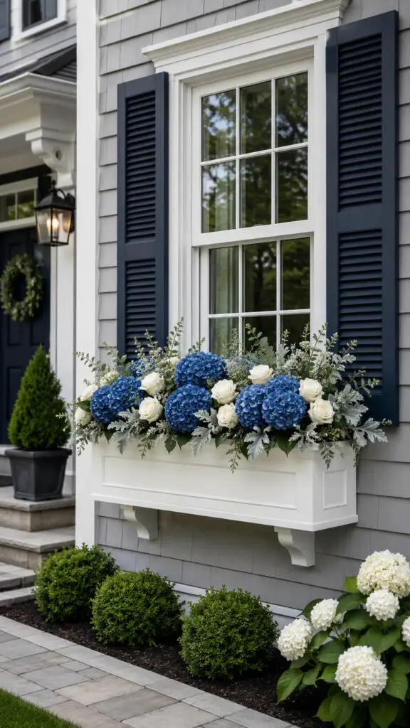 Coordinated Exterior Flower Box