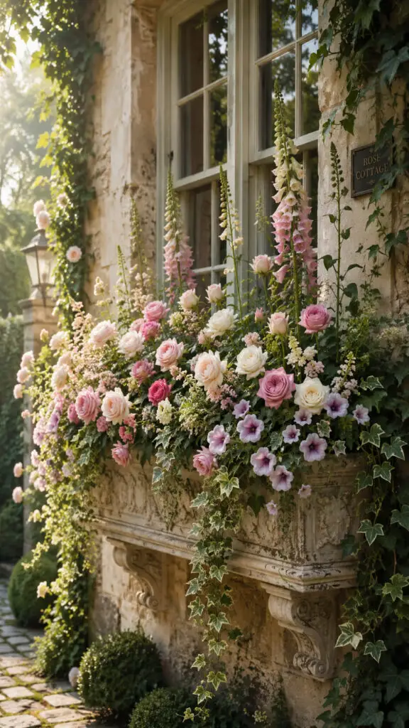 English Garden Flower Box