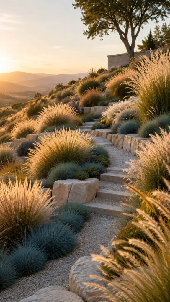 Hillside Grass Layers