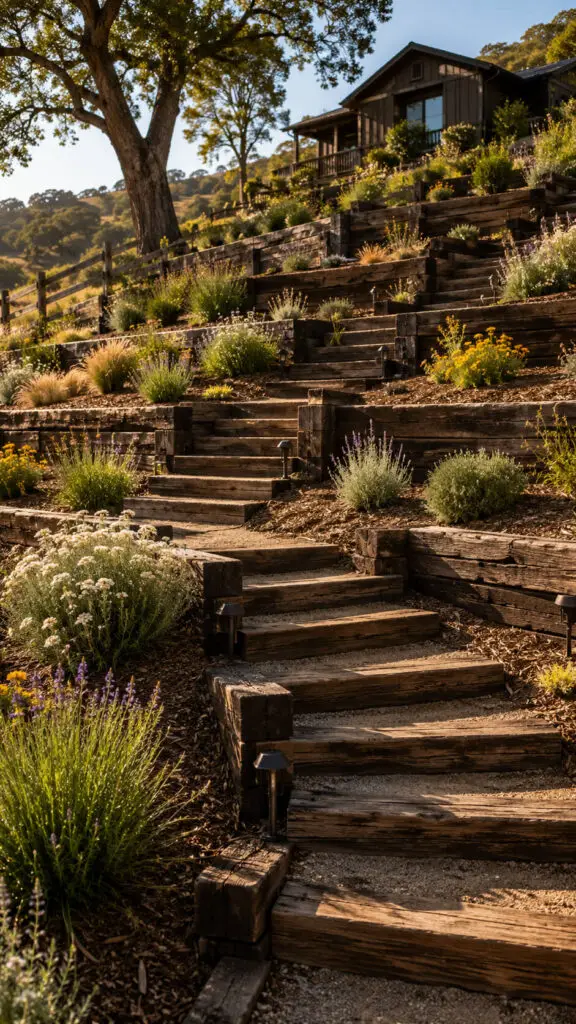 Hillside Rustic Railroad Ties