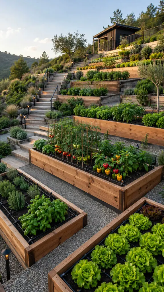Hillside Vegetable Terrace
