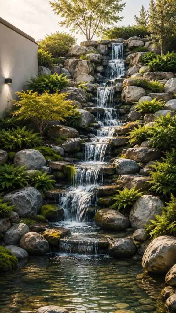 Hillside Waterfall Retreat
