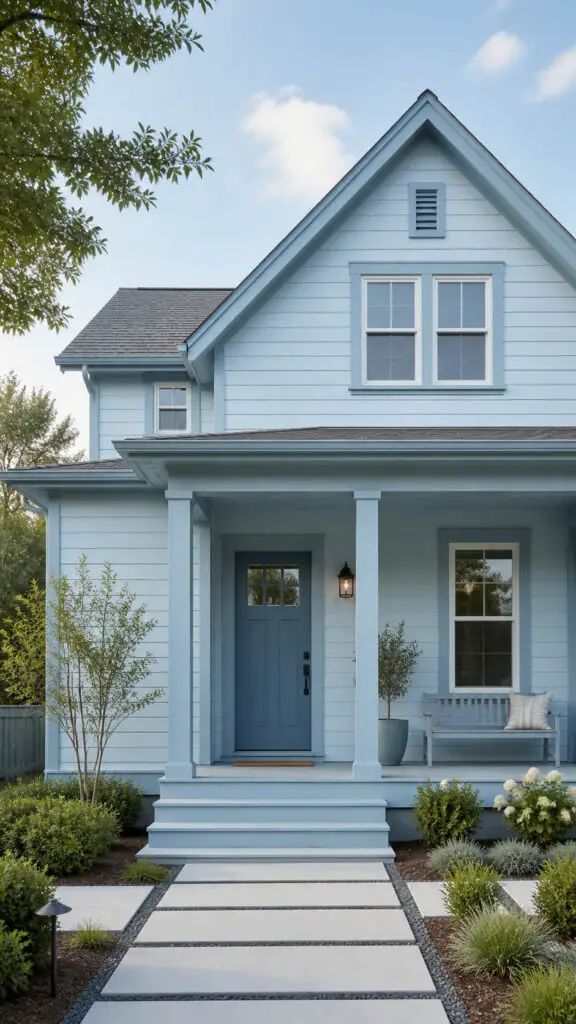 Light Blue House Blue Palette