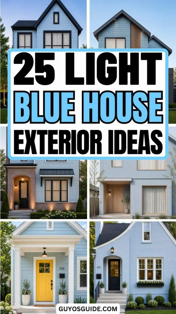 Light Blue House Exterior Ideas
