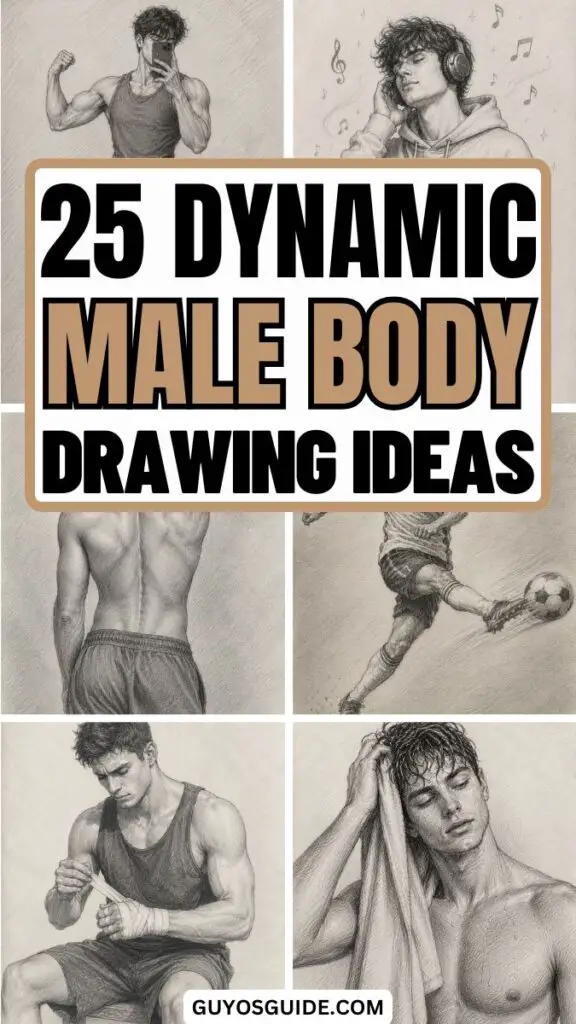 Male Body Drawing Ideas
